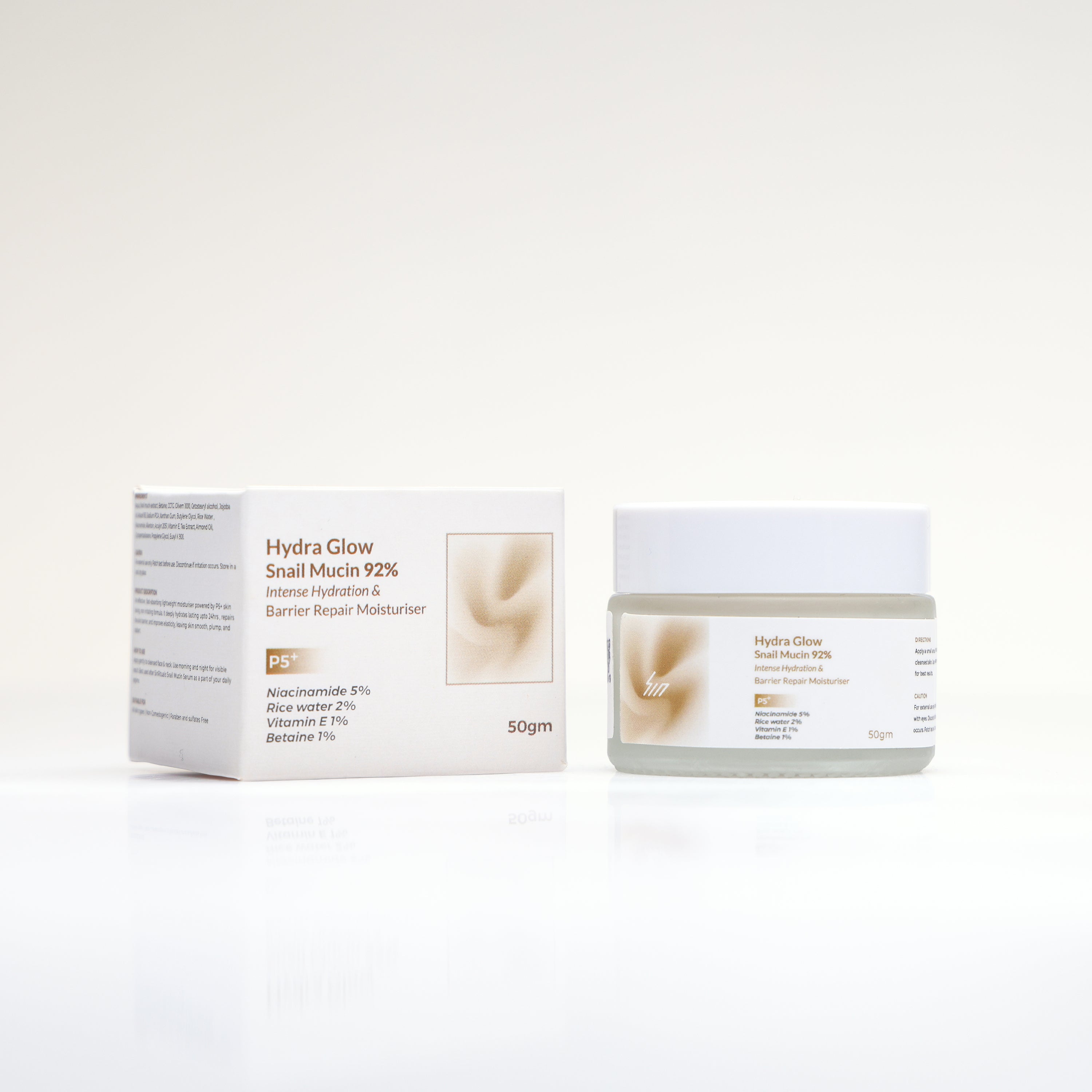 Hydra Glow 92%snail mucin moisturiser