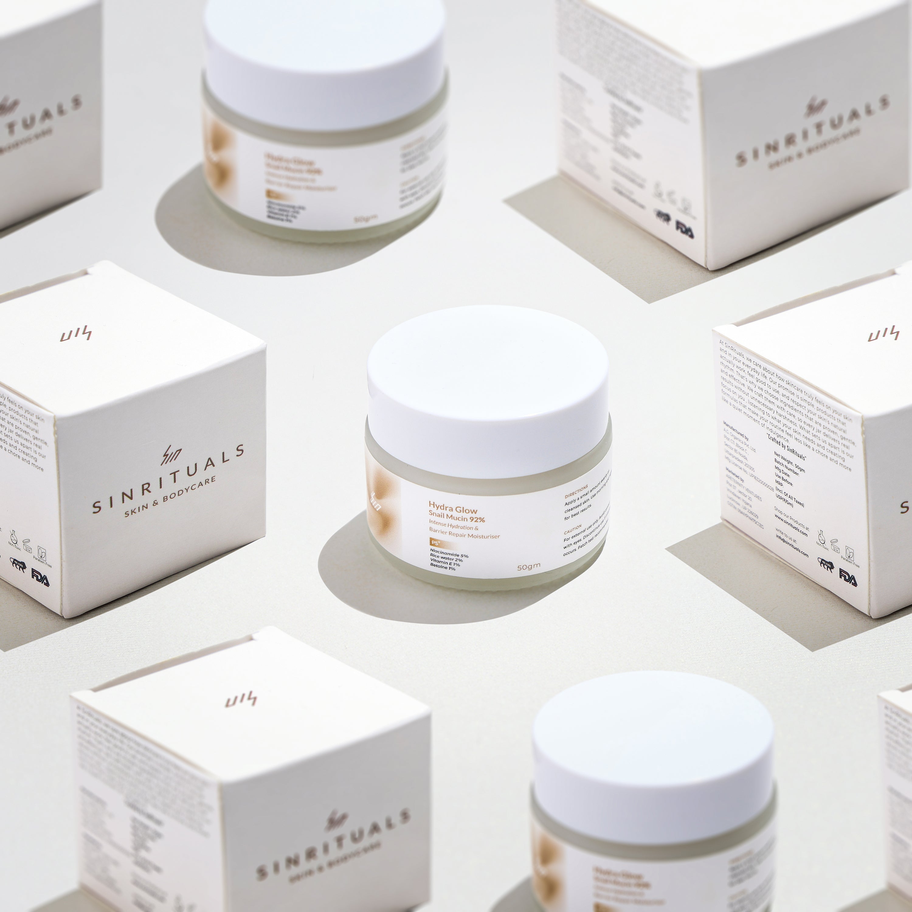 Hydra Glow 92%snail mucin moisturiser