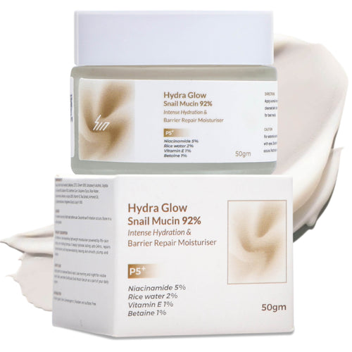 Hydra Glow 92%snail mucin moisturiser (50gm)